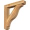 Ekena Millwork Funston Craftsman Rough Sawn Bracket w/ Offset Brace, Western Red Cedar, 6"W x 32"D x 32"H BKT0604X32X32FST04RWR - alternate 1